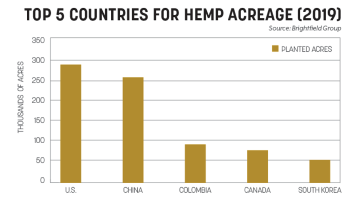 Projections: U.S. Leads in Global Hemp Cultivation - Blunt Network